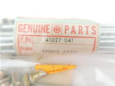 20 NOS 41027-041 Spokes Rear Wheel Inner 1971-1975 Kawasaki