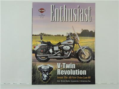 Fall 1998 Enthusiast Magazine Harley-Davidson Big Twins Motorcycle