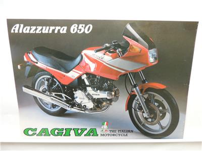 Ducati Alazzurra 650 Cagiva Pantah Motorcycle Brochure Literature L9702 Ebay