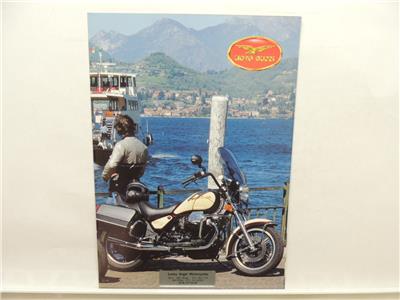 Moto Guzzi Le Mans V1000 Motorcycle Dealer Brochure Literature L10418