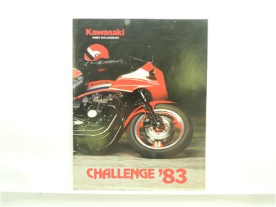 1983 Kawasaki Calendar ZX1100 KZ1100 KZ1000 KLT250 KLT200 KX60