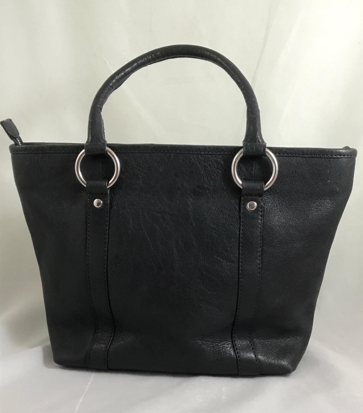Osprey London Black Leather Tote Handbag With Integral Purse Ebay Osprey London Black Leather Tote Handbag With Integral Purse