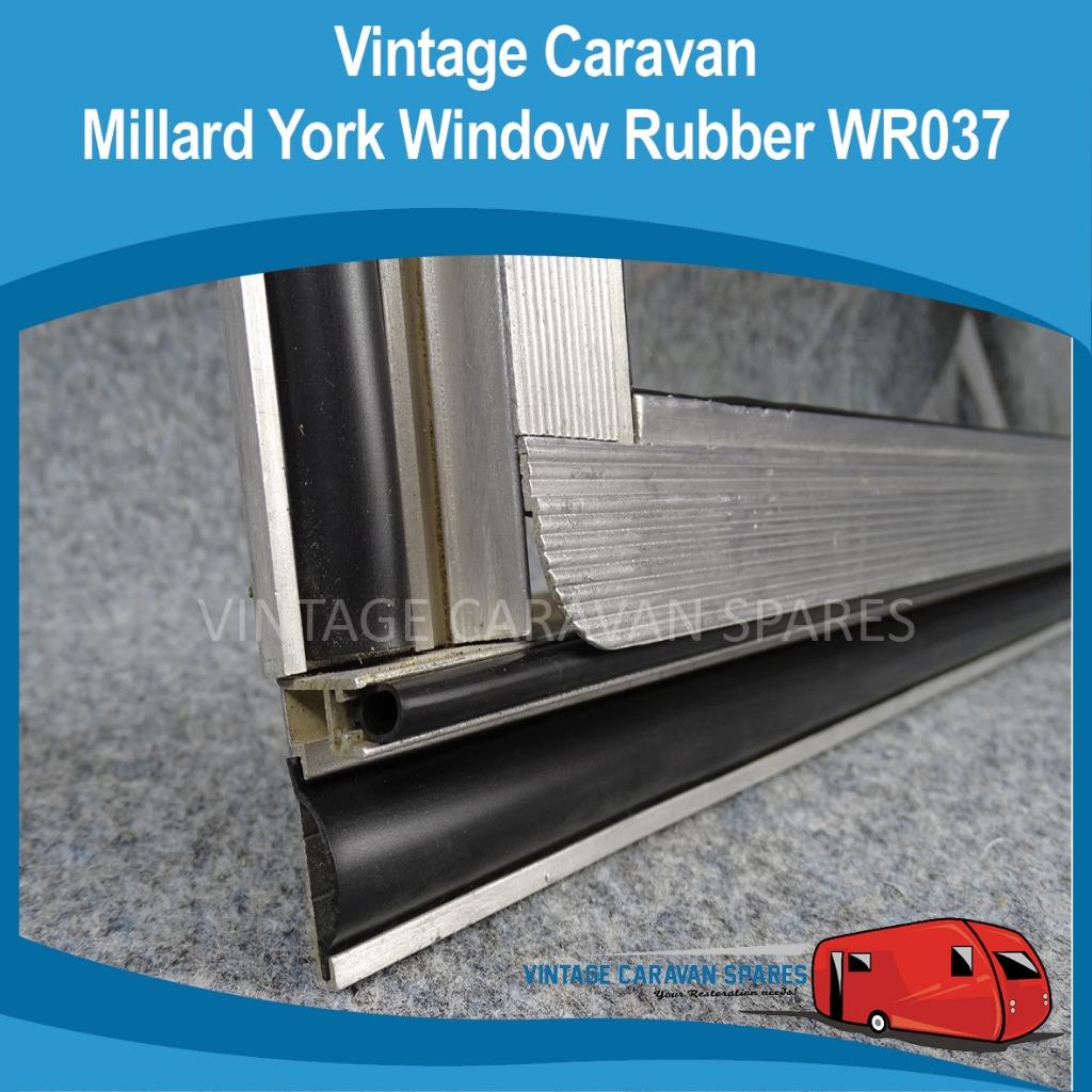 Caravan Millard York Window BLACK Rubber WR037 eBay