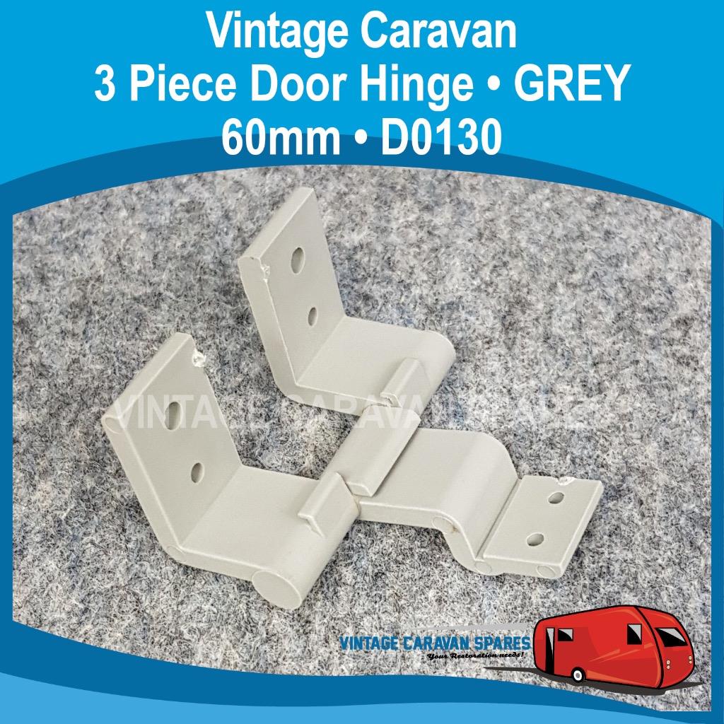 Caravan 3 PIECE DOOR HINGE ( GREY ) Golf Viscount Millard Franklin • D0130 eBay