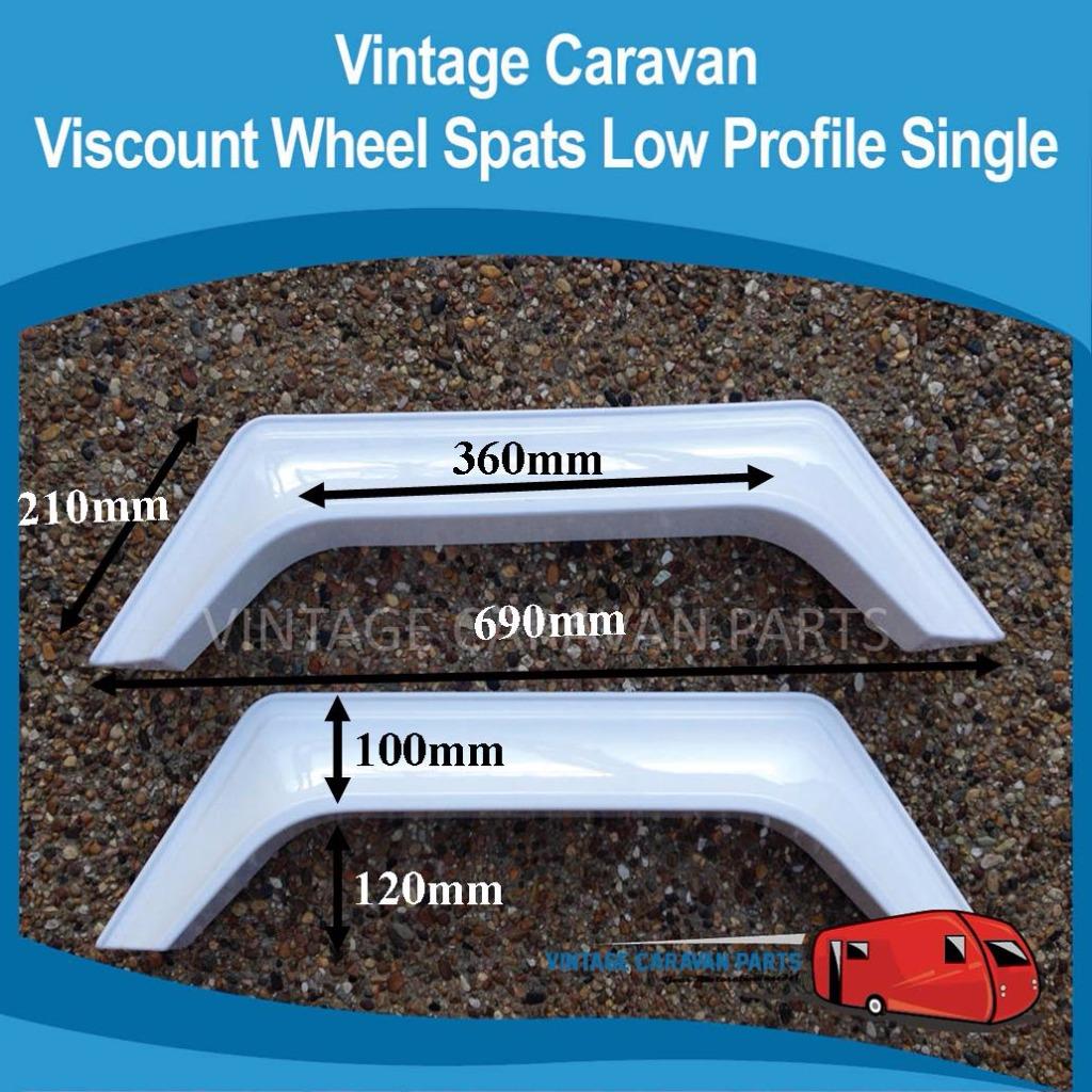 Caravan VISCOUNT WHEEL SPATS LOW PROFILE SINGLE CB0149 eBay