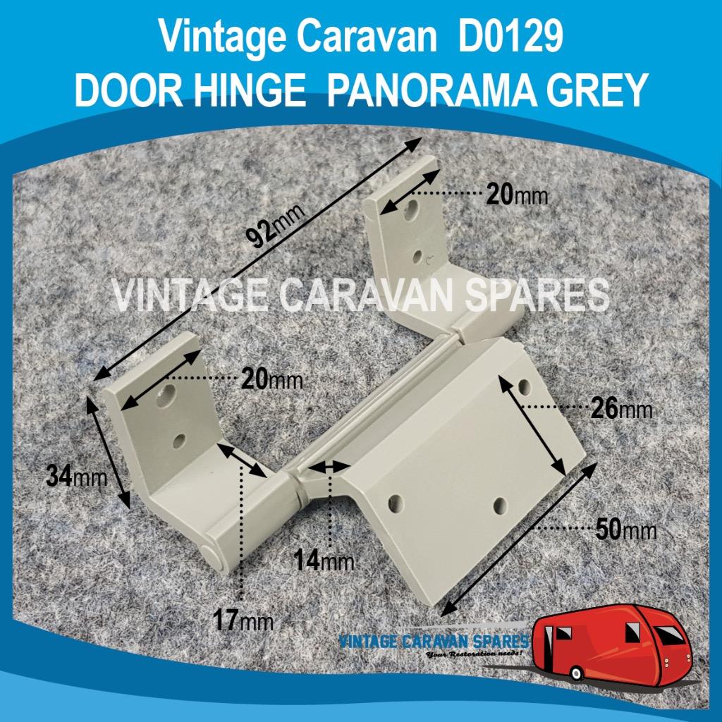 Caravan DOOR HINGE PANORAMA (GREY) Vintage Viscount Millard Franklin D0129 eBay