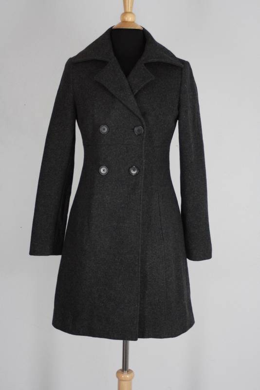 Womens Old Navy Wool Blend Double Breasted Nautical Pea Coat Jacket sz ...