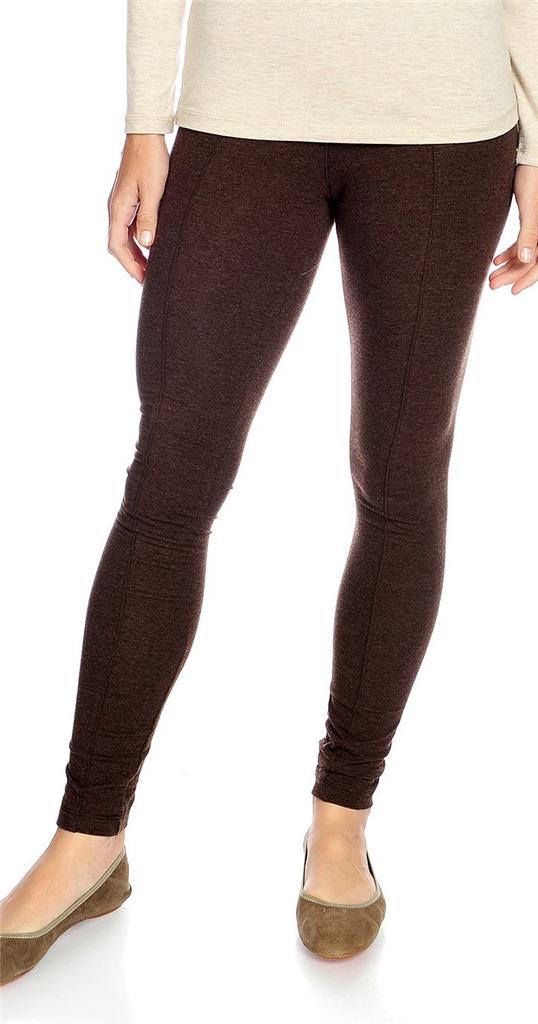 NEW - One World Stretch Knit Seam Detailed Ankle-Length Pull-on Leggings - Picture 3 of 3