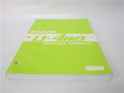 Suzuki Lt 4wd Lt F4wdx Lt F250 Service Manual 1987 1998 On Cd
