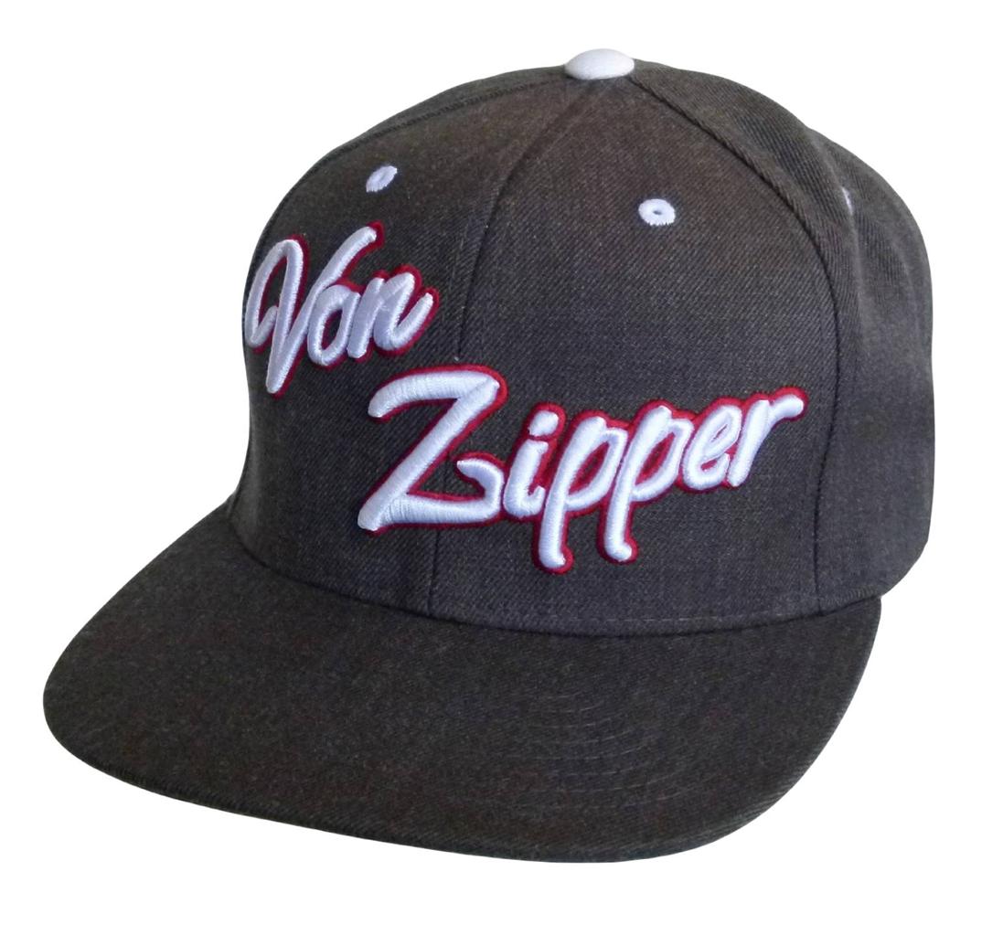 VON ZIPPER VZ New Mens Cap Hat Adjustable Fit Starter Snapback Charcoal ...
