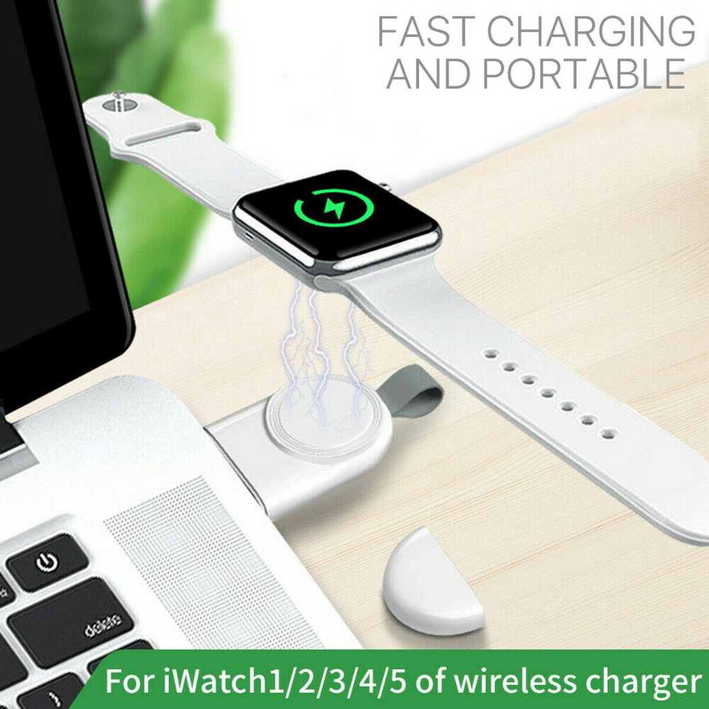 For Apple Watch Series 6/5/4/3/2/1 iWatch Portable USB Wireless Charger