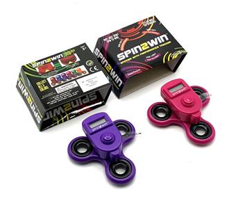 100 Avail Green Fidget Spinner With Performance Tracker Spin2Win Dual Orange