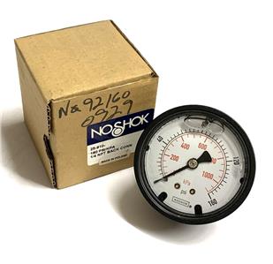 psi noshok npt gauge liquid filled pressure mount