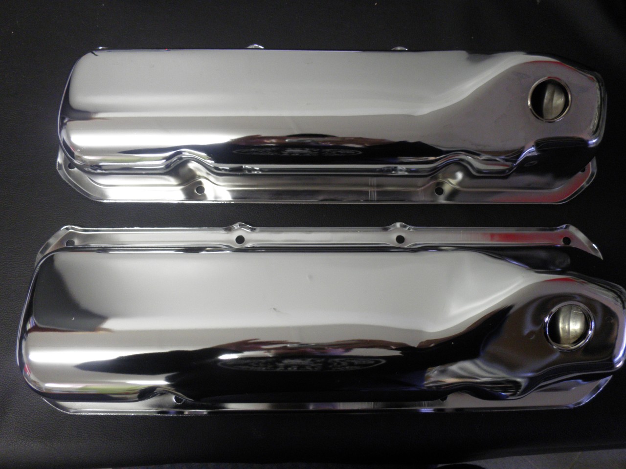 Ford v6 chrome rocker covers