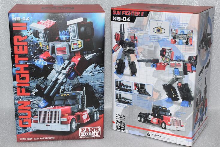 New Transformers FansHobby Master Builder MB-04 Gunfighter II Optimus Prime MISB