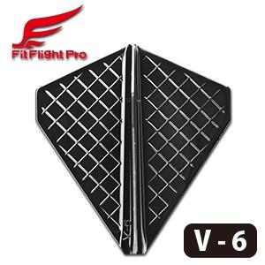 COSMO DARTS FIT FLIGHT PRO SERIE V - 6 FORMAS DIFERENTES - NEGRO - Imagen 7 de 7