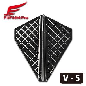 COSMO DARTS FIT FLIGHT PRO SERIE V - 6 FORMAS DIFERENTES - NEGRO - Imagen 6 de 7