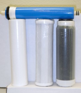 NU Aqua 4-Stage Water Filter System, 75GPD RODI, Removing