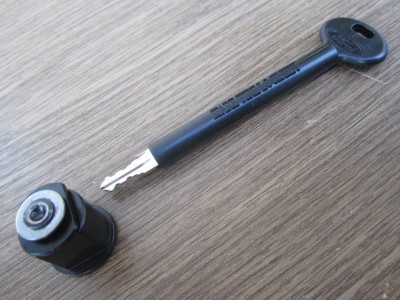 Ford ranger spare tire lock key #5