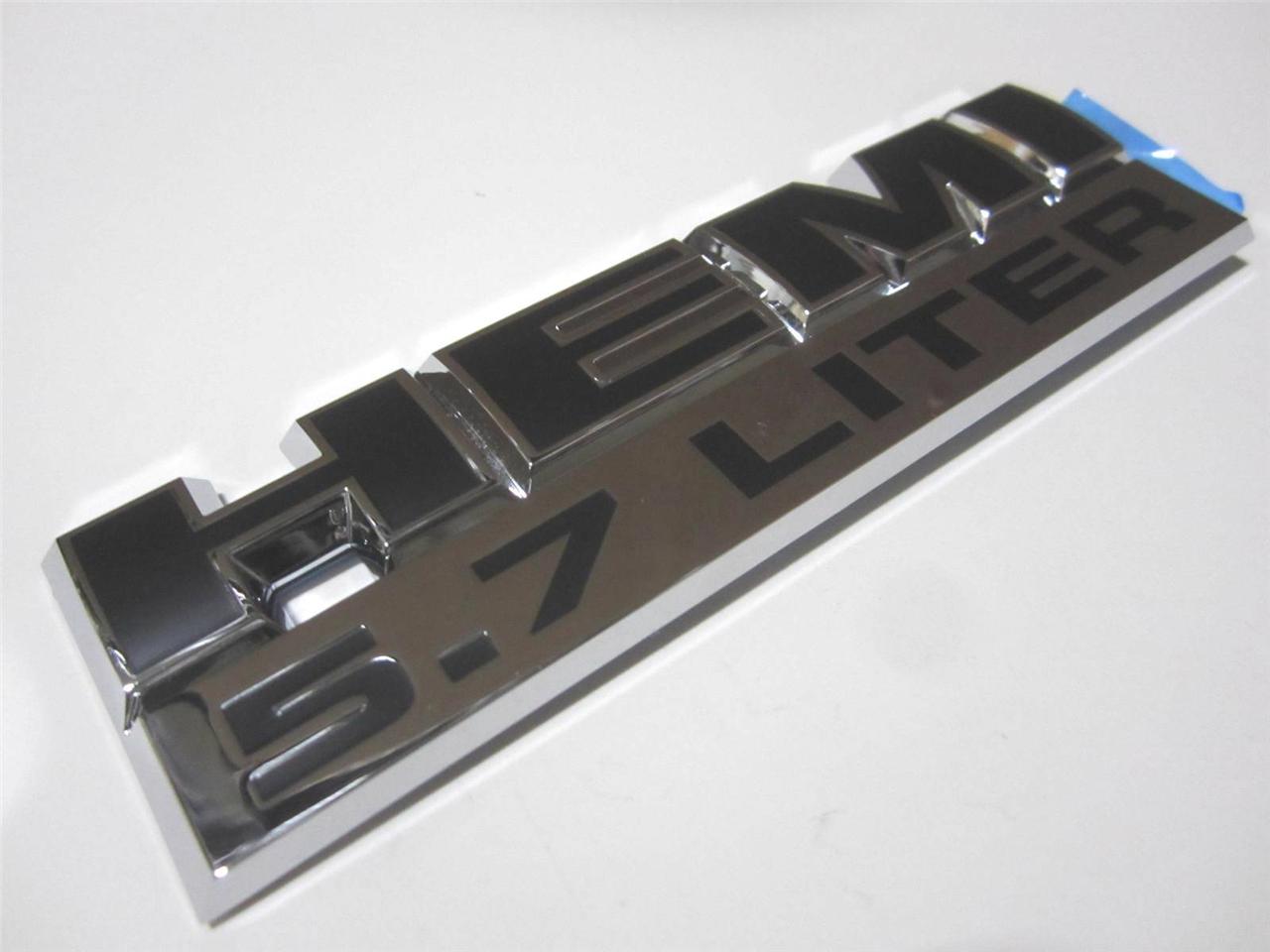 OEM MOPAR DODGE Ram Pickup 5.7 Liter 5.7L Hemi Chrome ...