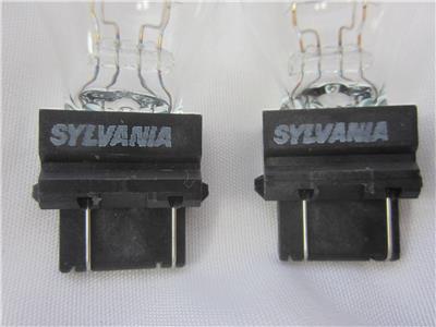 Two (2) Sylvania Brake Light Bulb Rear Lighting 3057KX