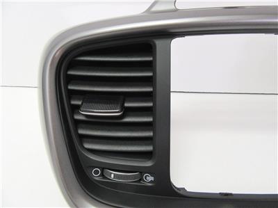 OEM 2016 2017 Kia Sorento Center Vent Panel Display Screen Bezel Trim Silver