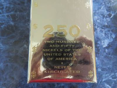 250 Nickels of the United States Never Circulated w// Box Denver 2006-D