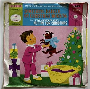 Ricky Zahnd (I'm Gettin') Nuttin' For Christmas 78 rpm PS E