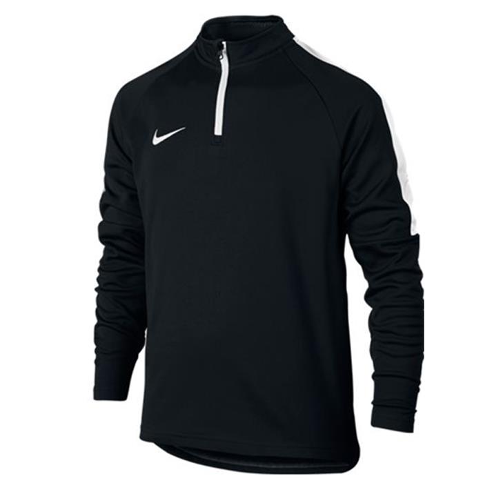 Nike Dry Academy Youth Soccer Football Training 1/4 Zip Drill Top Black ...