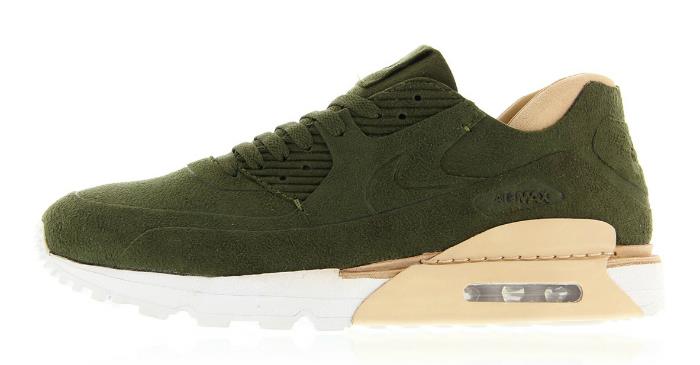 1712 Nike LAB Air Max 90 Royal Green Vachetta Men's Sneakers Shoes 885891-300 1712 Nike LAB Air Max 90 Royal Green Vachetta Men's Sneakers Shoes 885891-300