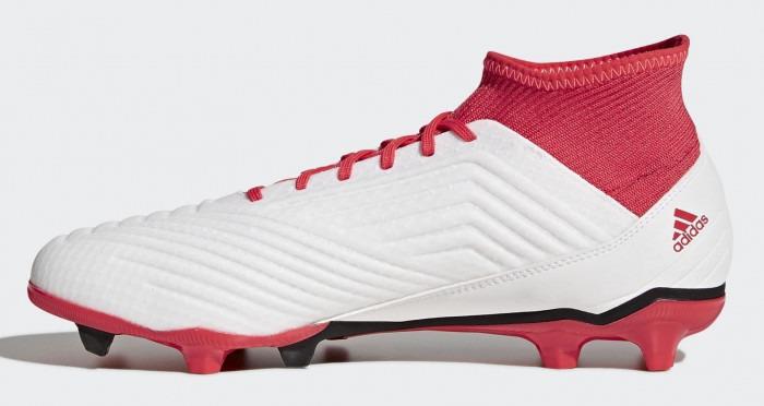Adidas predator uomini fg scarpini da calcio football scarpe bianco - rosso Adidas predator uomini fg scarpini da calcio football scarpe bianco - rosso