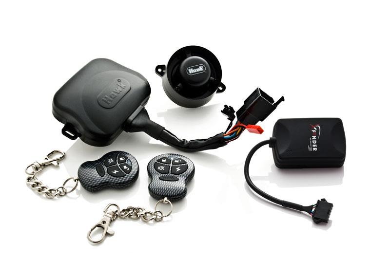 mobile phone alarm for a motorbike