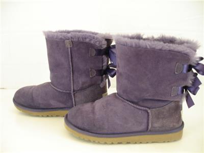 ugg boots purple bow