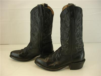 tall leather work boots