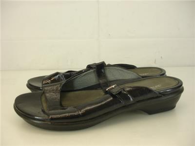 dansko patent leather sandals