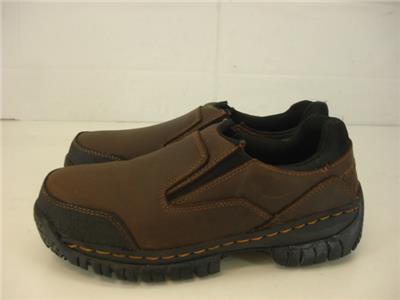 skechers steel toe marron