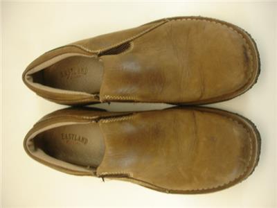 soles loafer brn newport gum eastland slip comfort tan mens leather shoes