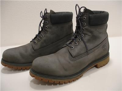 Timberland Men 13 M 6'' Premium 400g Waterproof Boots Gray