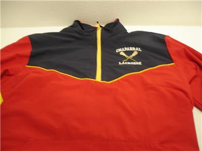 【Boat House】ジャケット Boathouse Jacket Men's sz M Vented Blue Red White 1/2 Zip