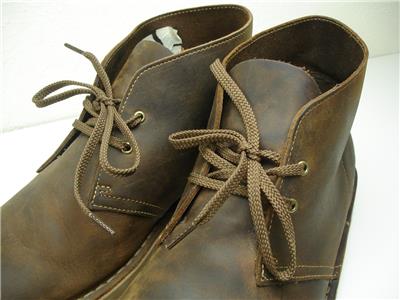 Clarks Men's 12 M Bushacre 3 Casual Boots Beeswax Brown