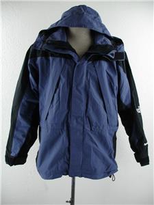 ジャケット・アウター 90s The North Face mountain Parka hyvent 1990's Men's M The North Face Hydroseal Blue Black Coat