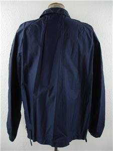 Men's sz XL Vtg 1970's Izod LaCoste Alligator Navy Blue Nylon