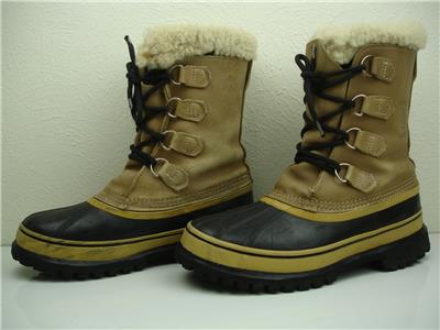Sorel Vintage Caribou Kaufman Canada Snow Boots Mens Size 8 / Women 9.5 Vintage Sorel Kaufman Caribou Insulated Snow Boots Made In  main image 3