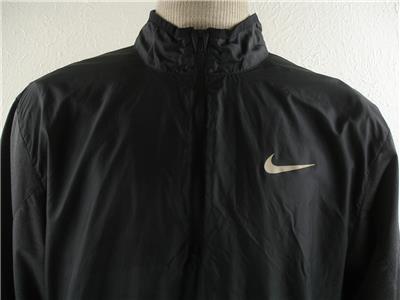 独特な 【送料無料】 1/2 Golf L Men's NIKE Zip Heather Black Pullover Shield メンズウェア