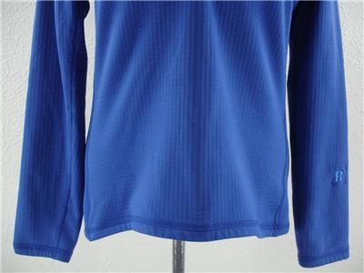 Patagonia 40116 Women's S R1 Pullover 1/4-Zip Fleece Sweater Blue