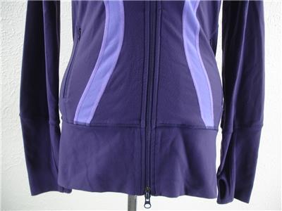 Women's 4 Lululemon Classic Omega Full-Zip Jacket Purple