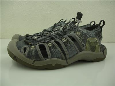 Men's sz 9 M KEEN Evofit One Sandals Paloma Gray Raven