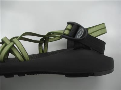 Women's 10 M Chaco Zx/2 Dual Classic Sandals Green Colorado USA