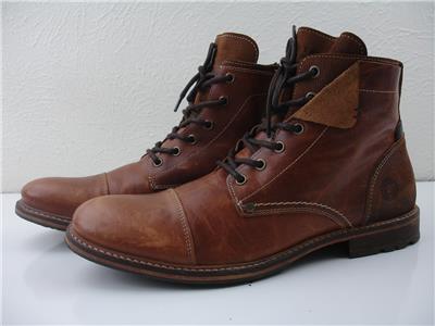 Original Style Kelden Boots Mens 8 Brown Leather Hand Crafted Side Zip Cap Toe Original Style | Shoes | Original Style Kelden Boots Mens 8  main image 4