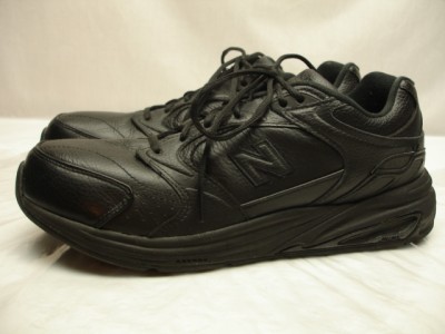 Mens New balance 927 Black Roll-Bar Abzorb Leather Shoes Sneakers ...